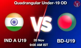 IND A U19 vs BD-U19 Matcch Previews