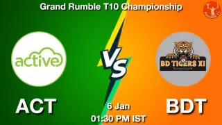ACT vs BDT Matcch Previews
