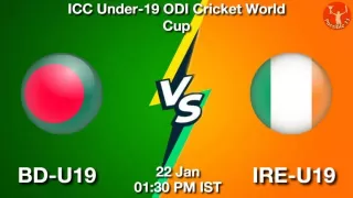 BD-U19 vs IRE-U19 Matcch Previews