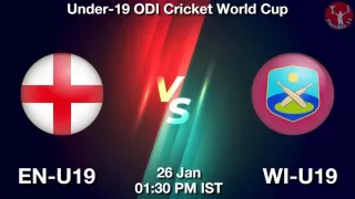 EN-U19 vs WI-U19 Matcch Previews