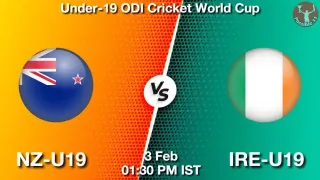 NZ-U19 vs IRE-U19 Matcch Previews