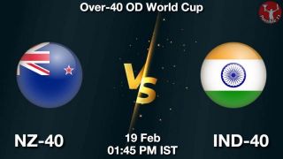 NZ-40 vs IND-40 Matcch Previews