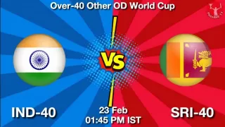 IND-40 vs SRI-40 Matcch Previews