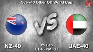 NZ-40 vs UAE-40 Matcch Previews