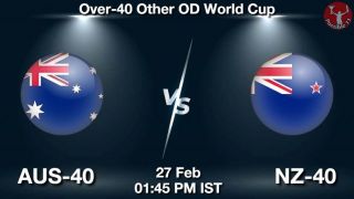 AUS-40 vs NZ-40 Matcch Previews