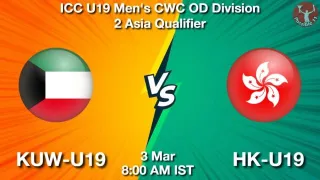 KUW-U19 vs HK-U19 Matcch Previews