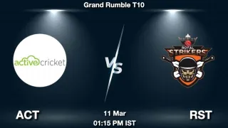 ACT vs RST Matcch Previews