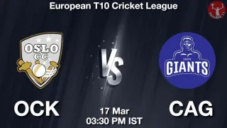 OCK vs CAG Matcch Previews
