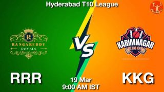 RRR vs KKG Matcch Previews