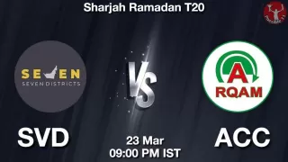 SVD vs ACC Matcch Previews