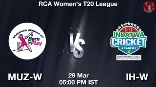 MUZ-W vs IH-W Matcch Previews