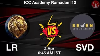 LR vs SVD Matcch Previews
