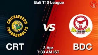 CRT vs BDC Matcch Previews