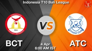 BCT vs ATC Matcch Previews