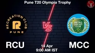 RCU vs MCC Matcch Previews