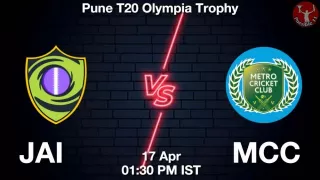 JAI vs MCC Matcch Previews