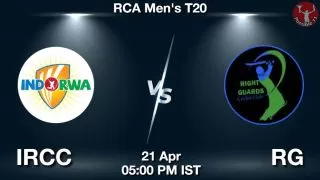 IRCC vs RG Matcch Previews