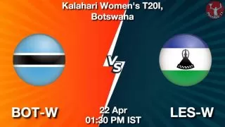 BOT-W vs LES-W Matcch Previews