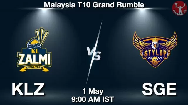 KLZ vs SGE ड्रीम11 भविष्यवाणी, फैंटेसी क्रिकेट टीम - 01 मई 2024
