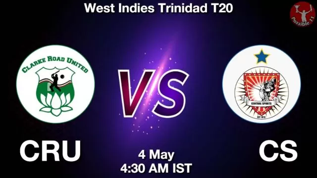 CRU vs CS ड्रीम11 भविष्यवाणी, फैंटेसी क्रिकेट टीम - 04 मई 2024