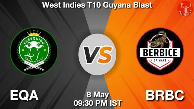 EQA vs BRBC ड्रीम11 भविष्यवाणी, फैंटेसी क्रिकेट टीम - 08 मई 2024