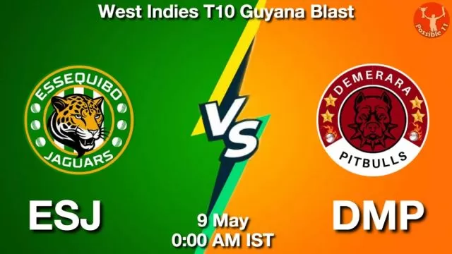 ESJ vs DMP ड्रीम11 भविष्यवाणी, फैंटेसी क्रिकेट टीम - 09 मई 2024