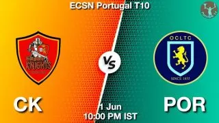 CK vs POR Matcch Previews