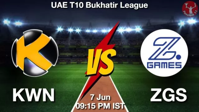KWN vs ZGS ड्रीम11 भविष्यवाणी, फैंटेसी क्रिकेट टीम - 07 जून 2024