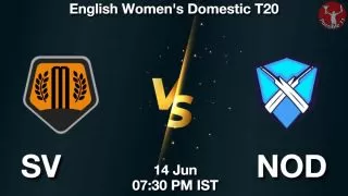 SV vs NOD Matcch Previews