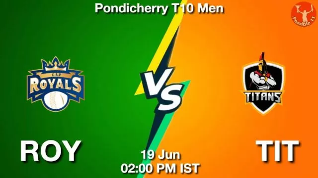 ROY vs TIT ड्रीम11 भविष्यवाणी, फैंटेसी क्रिकेट टीम - 19 जून 2024