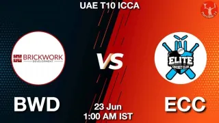 BWD vs ECC Matcch Previews
