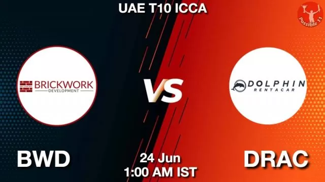 BWD vs DRAC ड्रीम11 भविष्यवाणी, फैंटेसी क्रिकेट टीम - 24 जून 2024