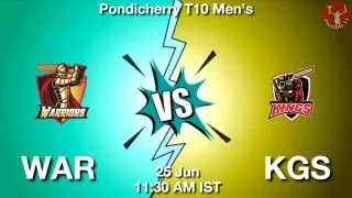 WAR vs KGS Matcch Previews