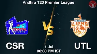 CSR vs UTL Matcch Previews