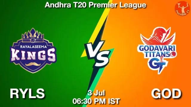 RYLS vs GOD ड्रीम11 भविष्यवाणी, फैंटेसी क्रिकेट टीम - 03 जुलाई 2024
