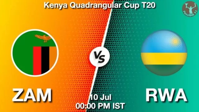 ZAM vs RWA ड्रीम11 भविष्यवाणी, फैंटेसी क्रिकेट टीम - 10 जुलाई 2024