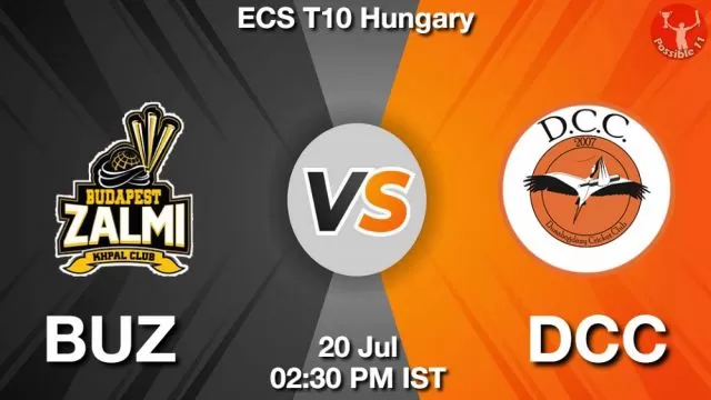 BUZ vs DCC ड्रीम11 भविष्यवाणी, फैंटेसी क्रिकेट टीम - 20 जुलाई 2024