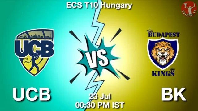 UCB vs BK ड्रीम11 भविष्यवाणी, फैंटेसी क्रिकेट टीम - 23 जुलाई 2024