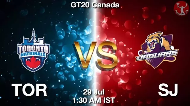 TOR vs SJ ड्रीम11 भविष्यवाणी, फैंटेसी क्रिकेट टीम - 29 जुलाई 2024