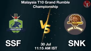 SSF vs SNK Matcch Previews