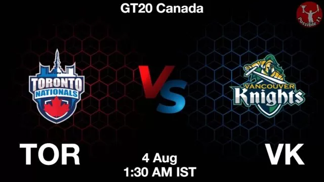 TOR vs VK ड्रीम11 भविष्यवाणी, फैंटेसी क्रिकेट टीम - 04 अगस्त 2024