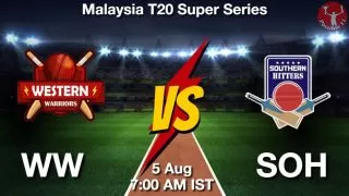 WW vs SOH Matcch Previews