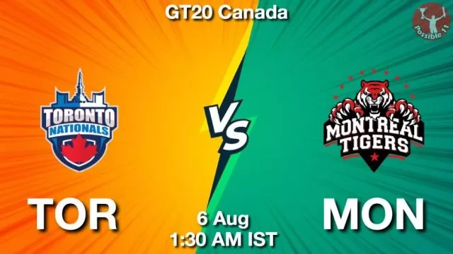 TOR vs MON ड्रीम11 भविष्यवाणी, फैंटेसी क्रिकेट टीम - 06 अगस्त 2024