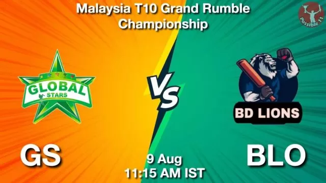 GS vs BLO ड्रीम11 भविष्यवाणी, फैंटेसी क्रिकेट टीम - 09 अगस्त 2024