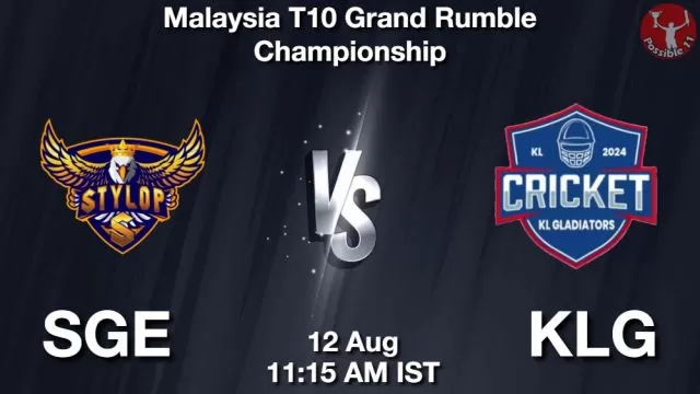 SGE vs KLG ड्रीम11 भविष्यवाणी, फैंटेसी क्रिकेट टीम - 12 अगस्त 2024