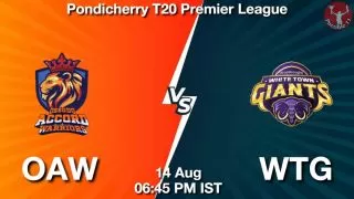 OAW vs WTG Matcch Previews