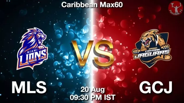 MLS vs GCJ ड्रीम11 भविष्यवाणी, फैंटेसी क्रिकेट टीम - 20 अगस्त 2024