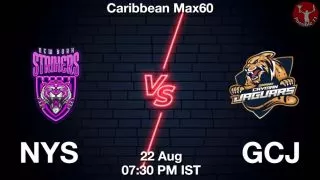 NYS vs GCJ Matcch Previews