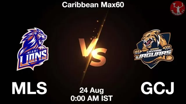 MLS vs GCJ ड्रीम11 भविष्यवाणी, फैंटेसी क्रिकेट टीम - 24 अगस्त 2024