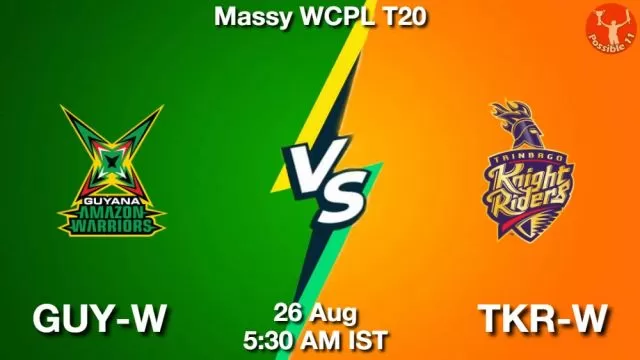 GUY-W vs TKR-W ड्रीम11 भविष्यवाणी, फैंटेसी क्रिकेट टीम - 26 अगस्त 2024